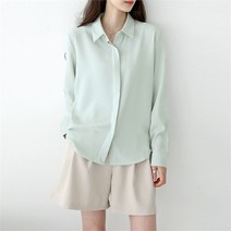 벨르 BELLE 여성 봄 여름 데일리 링클프리 히든 버튼 블라우스 셔츠 (8550709)