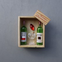 더웨스트 술병 미니어쳐 냉장고 자석 마그넷 마그네틱, 7번