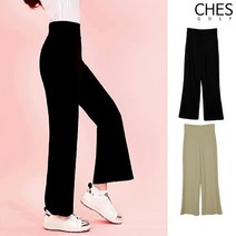 [체스골프-무료배송] 기모데일리 여성골프 부츠컷 밴딩팬츠