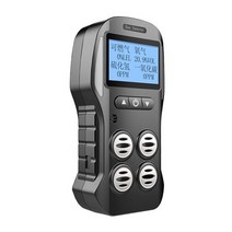 일산화 이산화 가스 공기질 측정기 감지기 JHD-멀티 가스 감지기 측정기 O2/H2S/CO/LEL 산소 황화수소 일, [01] Black