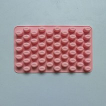 까눌레 식빵 휘낭시에 틀 빵 커피 콩 모양의 실리콘 초콜릿 몰드 젤리 푸딩 아이스 큐브 트레이 캔디 디저트 페이스트리 쿠키 베이킹 장식 도구, 011 pink