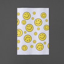노란 스마일 페이퍼백 90p세트 M형 선물 종이봉투, 상세페이지 참조