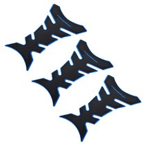 오픈런 개성만점 오토바이용 탱크패트 강력접착 스티커 3개, 10