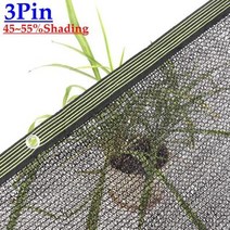 차광막 차양 그늘 3 6 12 핀 검정 HDPE 반대로 uv 태양 그물 전망대 대피소 옥외 Pergola 닫집 덮개 농업, 01 3Pin Green Edge_09 2mx6m