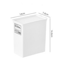 가루세제통 세탁실 보관 상자 향기 부스터 세탁 비즈 분말 용기 옷 클립 케이스 방진 뚜껑 주최자 상자, 2