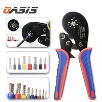 고급형 페놀 펜홀단자 압착기 육각 0.08-16mm 페롤 핀터미널 단자 와이어 슬리브 압착 배선 연결, 펜홀 압착기 최고급형(단자미포함)