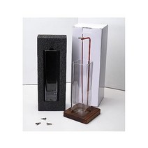 Grteark 848347 스틱용 향꽂이 탈부착 유리재 수집기 비산 나무쟁반 보라색 구리향스틱 홀더 릴랙스 요가 스파 조정 홈 선물