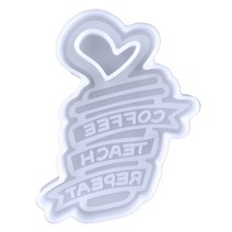 DIY 크리스마스 키 체인 실리콘 에폭시 곰팡이 DIY 키 체인 펜던트 보석 공예 금형 크리스마스 사랑 선물 공예품, 6