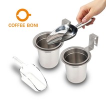 제빙기 스쿱 거치대 얼음스쿱 보관함 테이크아웃컵 다용도 위생 보관통, 1개