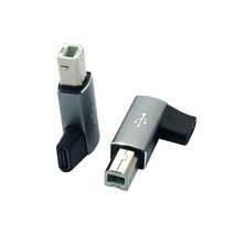 비트메이커 작곡 편곡용 디제잉USB 유형 C 여성 B 남성 스캐너 프린터 변환기 데이터 전송 어댑터 미디 컨, 02 Elbow Grey
