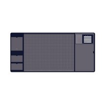 생활살림 책상 깔판 데스크 매트 메모 보드 마우스 패드, 심플 데스크매트