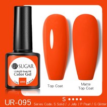 네일 폴리셔UR Sugar-네일용 젤 폴리쉬 매니큐어 7.5ML 크리스마스 반영구 베르니스 탑 코트 UV LED 컬러, 한개옵션1, 58 95