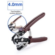 가죽공예툴 수작업공구 펀칭 공예도구 디자인 펀처 시계 밴드 스트랩 가정용 플라이어 펀처, 4mm