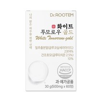닥터루템 고함량 프랑스산 밀 추출물 세라마이드 글루코실 글루타치온 화이트투모로우 골드, 60정, 1개