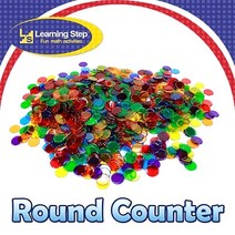 러닝스텝 투명수세기칩 6색혼합 250pcs, 콩알쭈니 본상품선택