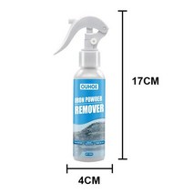 철분제거제 갈변 휠세정 자동차 녹 제거제 스프레이 100ml 금속 크롬 페인트 산화 방지 유지 보수 철 분말, 01 100ml