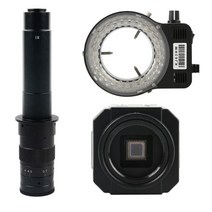 새로운 디지털 비디오 현미경 카메라 HD BNC AV CCD 산업 C-MOUNT 카메라, 56 LED with 300x
