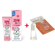 닥터제니 꼬꼬마쥬니어치약(무불소-라즈베리향)+퍼펙션손가락칫솔1P 유아치약, 1set, 60g