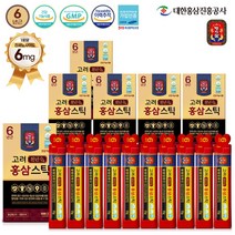명기삼 6년근 고려 천년수 홍삼스틱 실속형, 60개, 10g