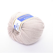 삼남뜨개실 헤라울 45g 64컬러 털실 겨울실 목도리실, 헤라울 45g 61 건 베이지, 1개