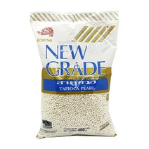 뉴그레이드 타피오카 미니펄 (화이트) 400g 버블티 재료 bubble tea 아시아마트