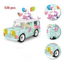미니 부품 도시 나들이 버스 호환 친구 캠핑카 밴 공주 모델 빌딩 블록 세트 여아용 벽돌 장난감, 00307 no box