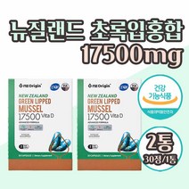 뉴질랜드 초록홍합오일 식약처 인정 초록입홍합 초록잎홍합 오일 캡슐 17500mg 고함량 초임계 동결건조 녹색홍합 효능 식물성캡슐 비타민D 건강기능식품 관절 뼈건강, 2.달분 사은품알약케이스
