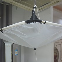 추천 쉰내 냄새제거 커버 창문형 셀프 에어컨 청소 이동식 에어컨청소용품 천장 방수포 액자형, 투명 격자, 스테인리스 스텐드 핏