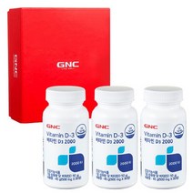 지앤씨 AK분당점 GNC AK백화점 비타민D3 2000 세트 (90정 X 3개), Free