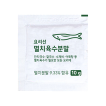 요리선 멸치육수분말 10g, 10개