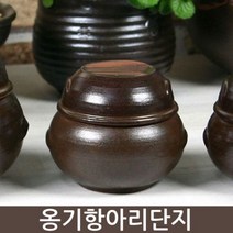 이조전통옹기 esa 항아리용기 국산옹기뚜껑 작은옹기항아리 나무뚜껑항아리 양념장단지 -@%, 자배기 옹기 항아리 2호 양념통 고추장항아리 작은항아리