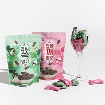 건강하당 한입 쑥양갱/ 한입 깨양갱 4봉_미니양갱 건강간식 달지 않은 간식 한입양갱, 04) 쑥양갱 1봉+ 깨양갱 3봉