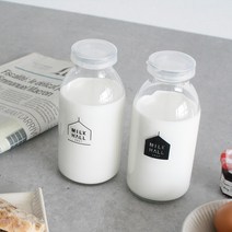 서울우유 밀크홀 유리병 (330ml) - 2type, 밀크홀(네거티브), 1개
