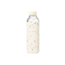 W&P 포터 워터 보틀 글래스 휴대용물통, Terrazzo Cream, 590ml