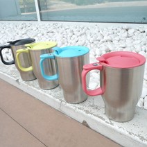 테이블탑(오토)머그370ml(슬라이드형뚜껑-2중), 블루