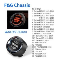 2023년형 자동차 스타일링 엔진 시작 스위치 버튼 BMW 1234567 시리즈 X1X2X3X4X5X6 E90 E92 E60 F20 F22 F25 G30 F30 F10, F G black