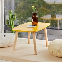 팔각소반 해주반 나주반 개다리소반 꽃 102981, 중간 노란색 길이 50cm 35cm