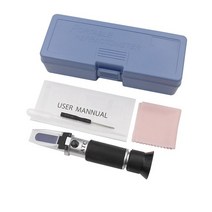 굴절계 당도측정기 밀도계자동 굴절계 설탕 농도 ATC 단맛 테스터 과일 측정기 Homebrew 꿀 야채 범위 Brix, 01 with box