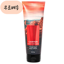 배쓰앤바디웍스 BBW 수분 촉촉한 부드러운 캐니언 포 맨 바디크림 홍박스 구매대행, 1개