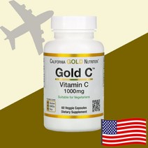 캘리포니아 CGN 수용성 비타민 비타민C 아스코르빈산 1000mg 60캡슐
