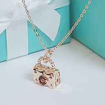 [윤금방] 14k 18k 미니 퀼팅백 여성 체인목걸이 심플한 데일리 목걸이 초커목걸이