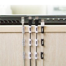 선정리 케이블 후크 전기선 홀더 고정 클립 소형 20P/대형 16P, 대형16P, 화이트