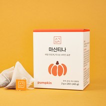 습관박스 유자 허브 블랜딩 마신티나 호박차, 2g, 20개입