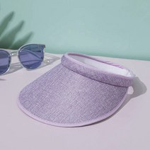 모노 와이드 썬캡(퍼플) (여성용) 자외선차단 계곡 여름 낚시 선캡 캠핑 등산 휴대용 와이드