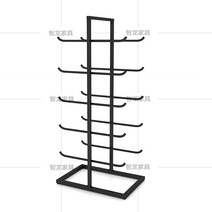 이동식 폼롤러거치대 철제 정리대 대용량 디스플레이, 골든 대형 (60x40x130 20매입)
