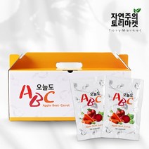 저온착즙 국내산 사과 비트 당근 착즙 100% ABC 쥬스(30팩 60팩 100ml), 30팩, 100ml