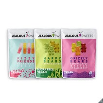 Jealous Sweets 비건 젤리 40g x 10봉, 3번. 해피 베어스