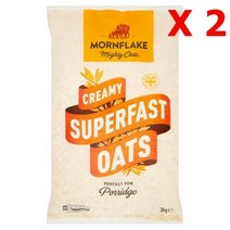 Mornflake Superfast Oats 몬플레이크 슈퍼패스트 오트밀 시리얼 3kg X 2팩