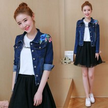 SAMARA 여름 가을 간절기 여성 청카바 데님 청 자켓 잠바 슬림핏