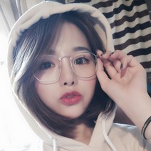 빈티지 사각 금속 메탈안경테